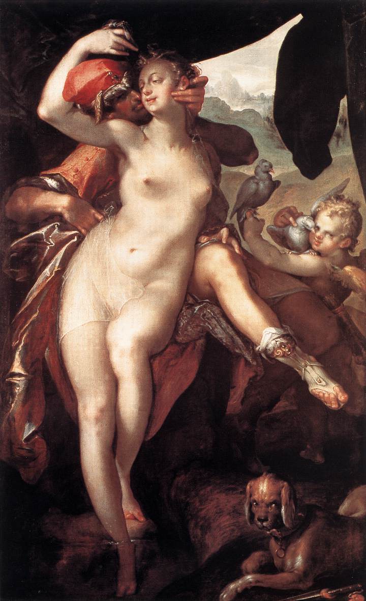 SPRANGER, Bartholomaeus Venus and Adonis f